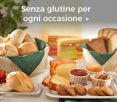 Ampio assortimento senza glutine