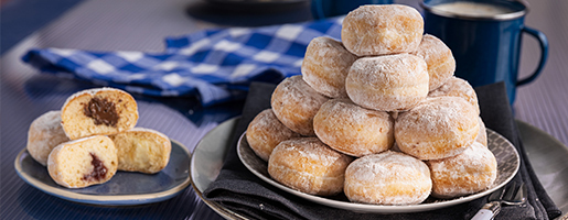 Mini krapfen, 3 varietà