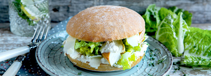 Caesar´s Salad Chicken Burger