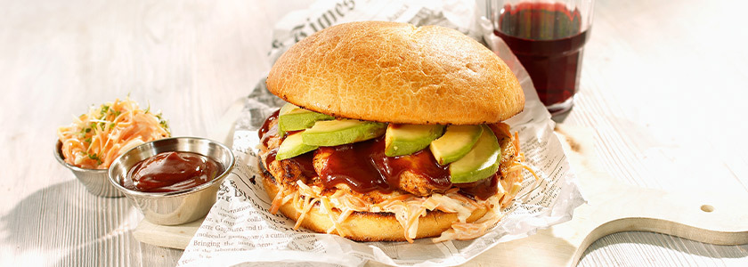 Brioche Burger con petto di tacchino