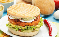 Hamburger pollo-Tandori