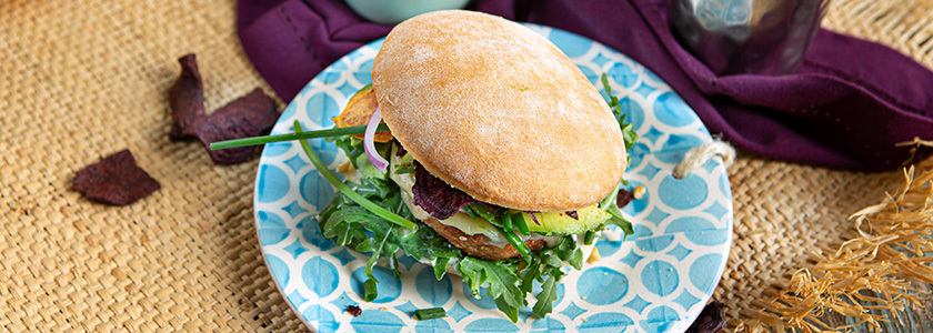 Burger con couscous