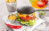 Black Burger con farcitura vegetariana