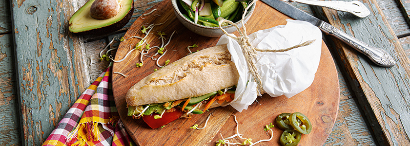 Sandwich jalapeno-pesto