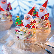 Decorazioni "Babbo Natale", piccole