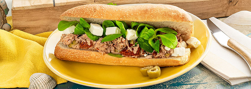 Ciabatta per sandwich con Tonno