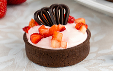 Tartelette al cioccolato con fragole
