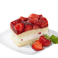Tranci al latticello e fragola
