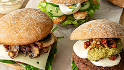 Burger di segale pretagliato, già pronto