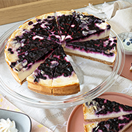Cheesecake al mirtillo