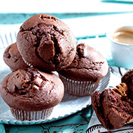 Muffin al doppio cioccolato
