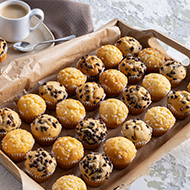 Mini Muffin Selection, 2 different sorts