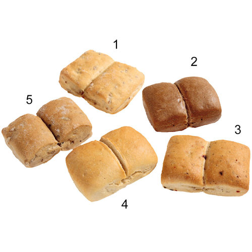 Confezione assortita di mini panini, 5 varietà