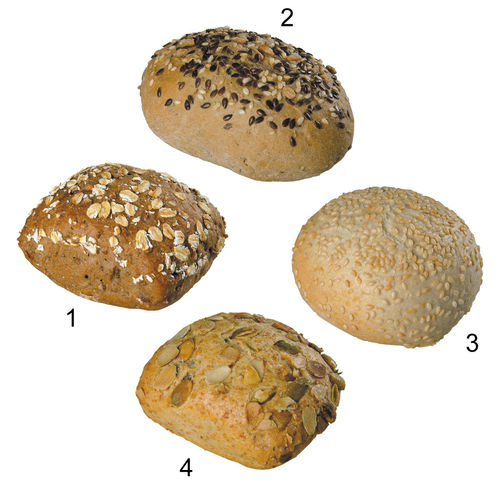 Mix di mini-panini "Bio", 4 varietà