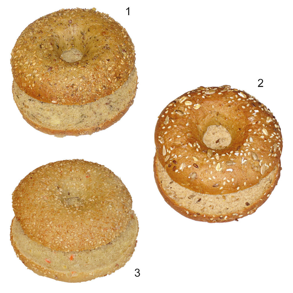 Assortimento di bagel 3 varietà, pretagliati