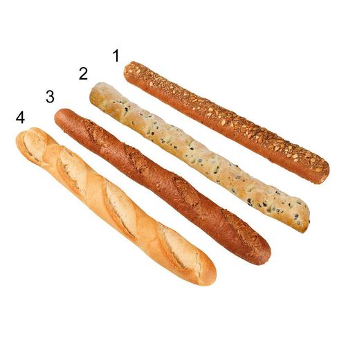 Assortimento di baguette croccanti, 4 varietà