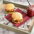 Burger "bio" con sesamo, pretagliato - 1
