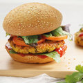 Burger "bio" con sesamo, pretagliato - 2