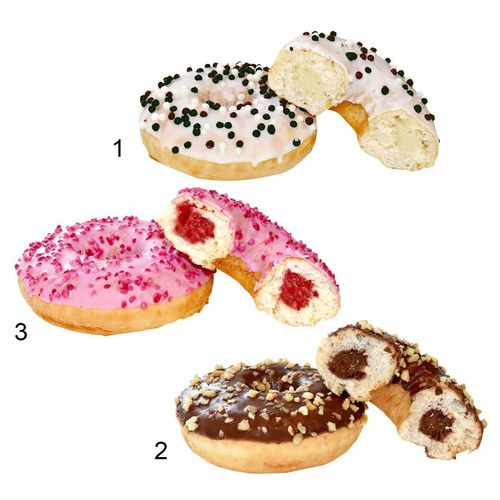 SG-Assortimento di donut ripieni, 3 varietà
