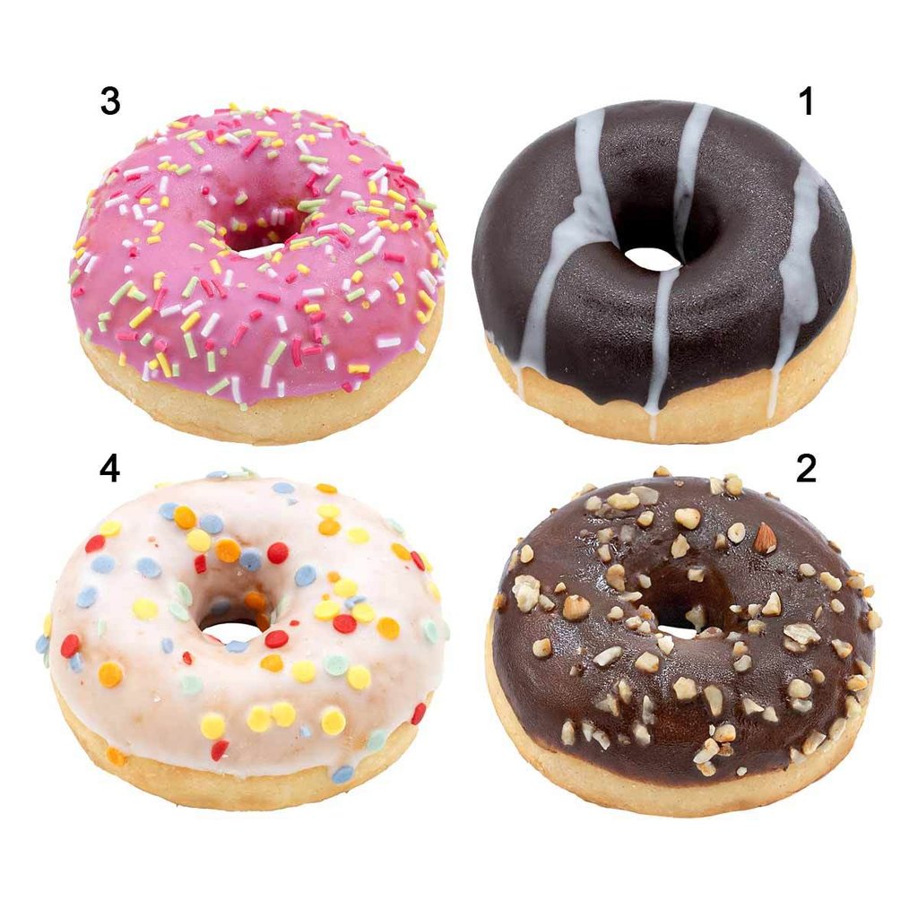 SG-Assortimento di mini donut, 4 varietà