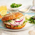 Burger "Laugen" con sesamo, pretagliato - 3