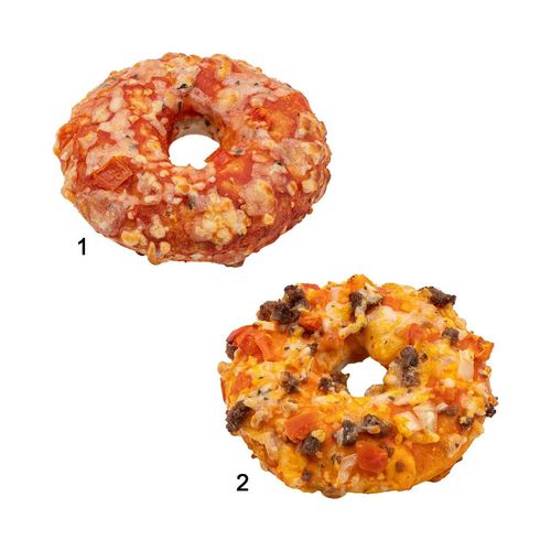 Assortimento donut "pizza", 2 varietà
