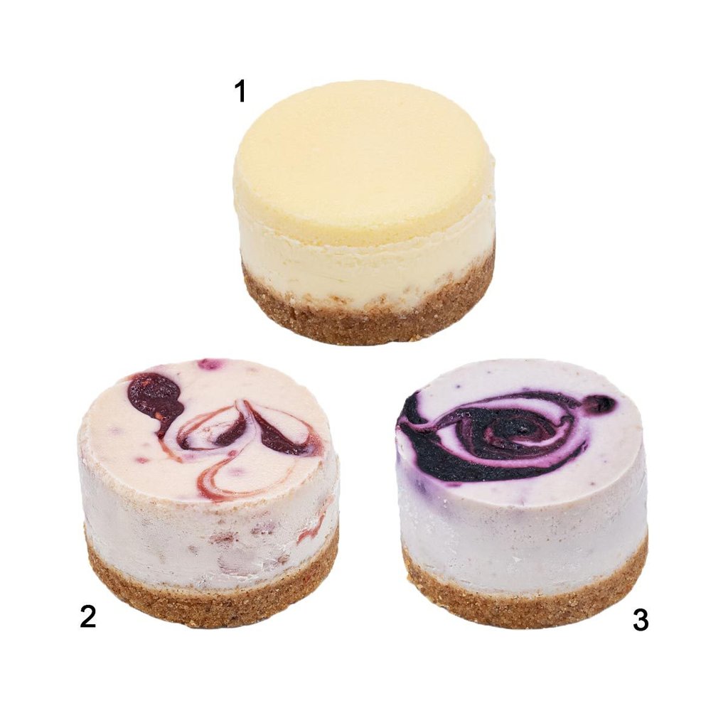 Assortimento di mini Cheesecake, 3 varietà