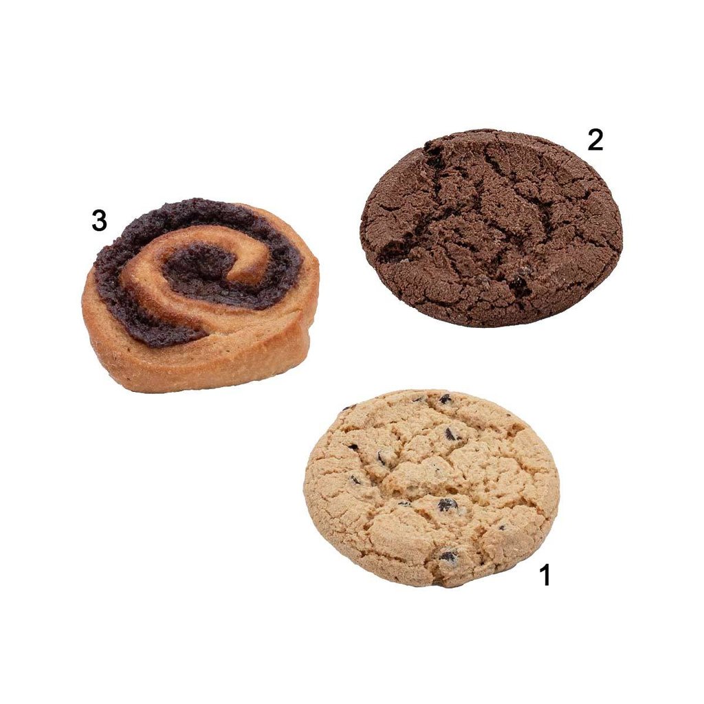 Assortimento di dolci senza glutine, 3 varietà