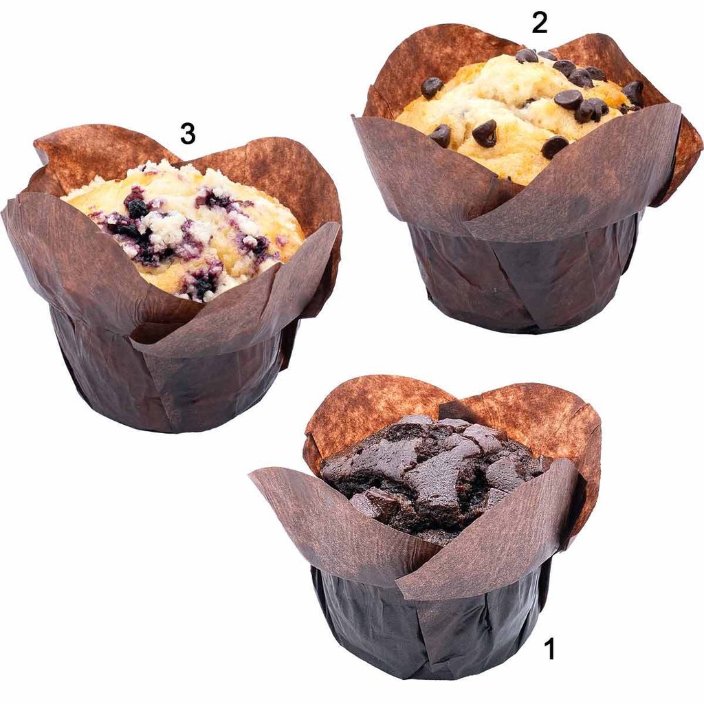 Assortimento di muffin, 3 varietà