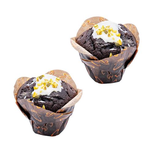 Muffin cioccolato-pistacchio