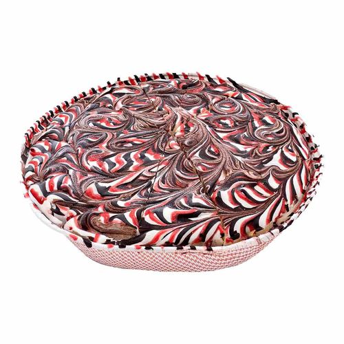 Torta alla stracciatella con lamponi