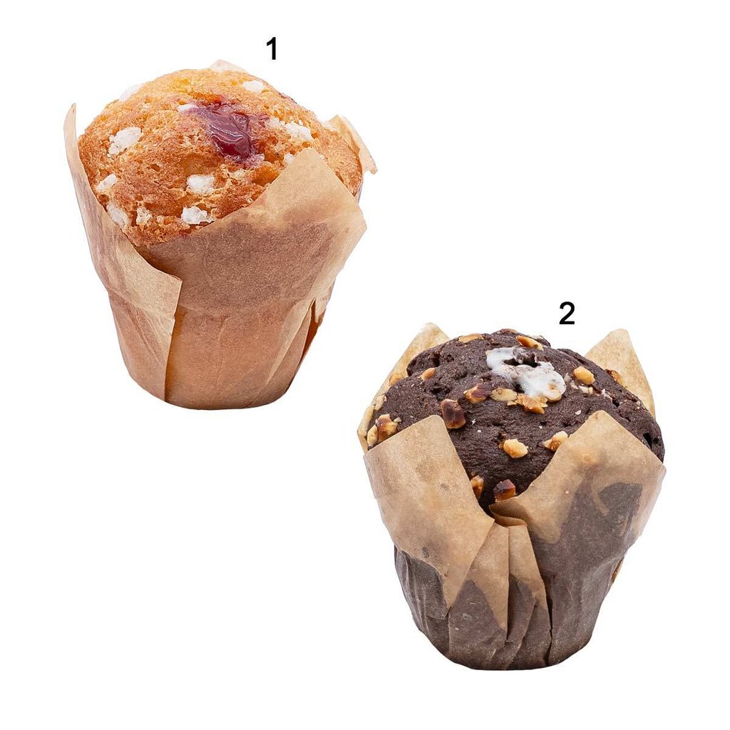 Assortimento di mini-muffin, 2 varietà