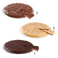 Assortimento di "Almondy", 3 torte