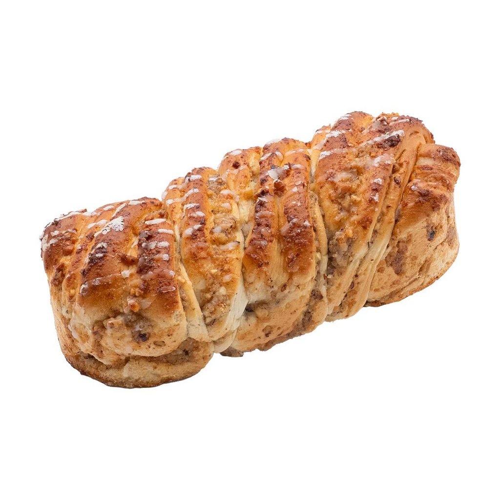 Treccia al burro con nocciole