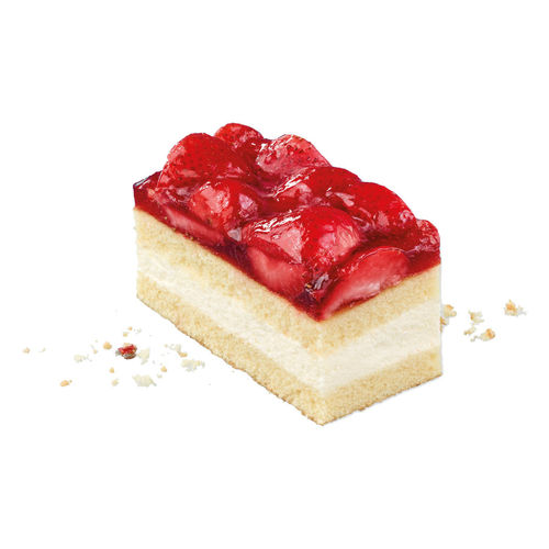 Tranci al latticello e fragola