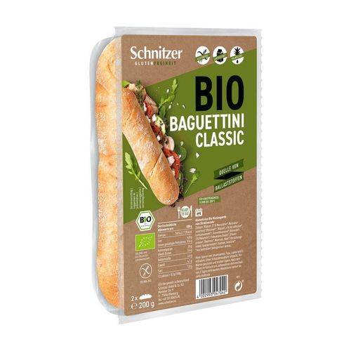 Schnitzer Bio Baguettino bianco, senza glutine