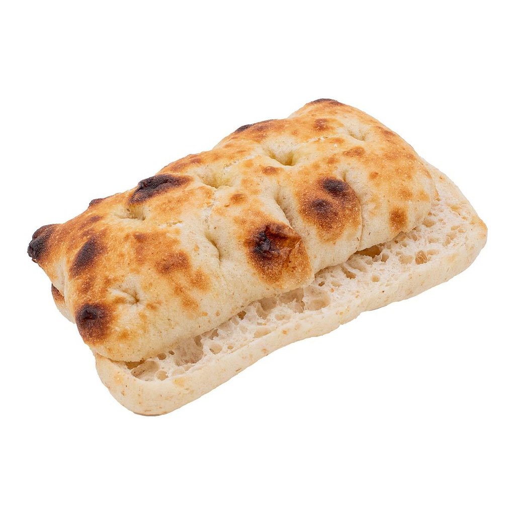 Schiacciata romana, pretagliata