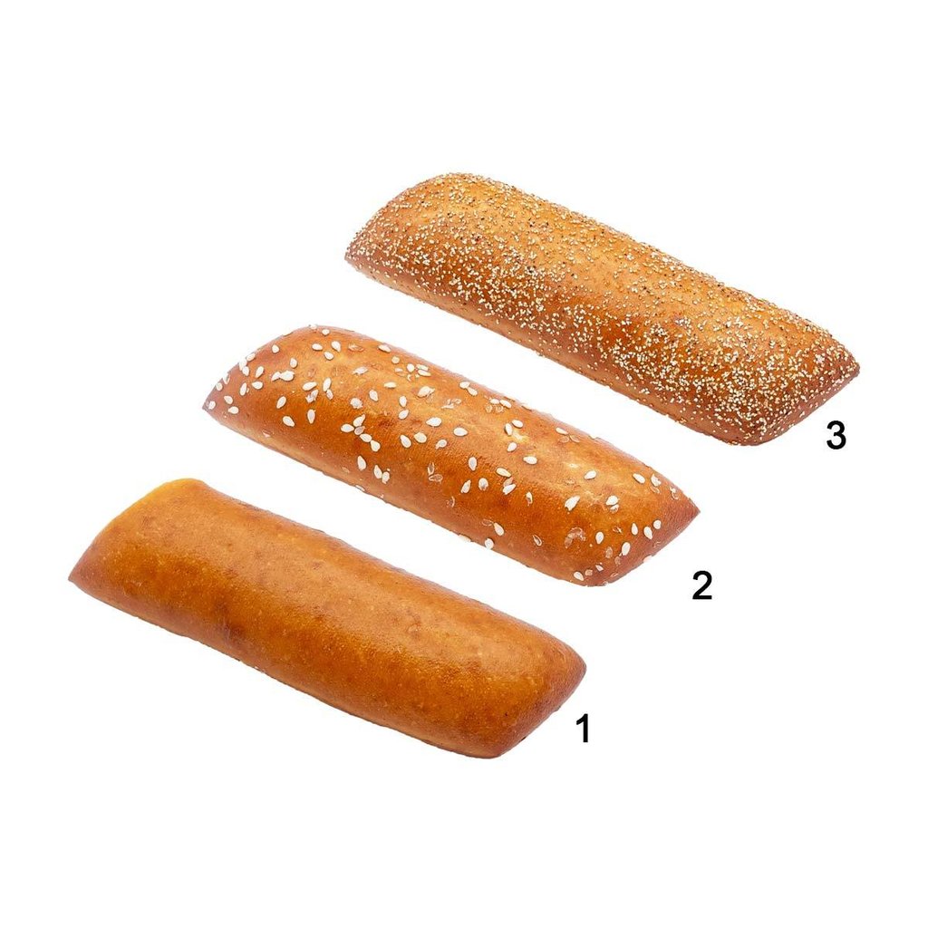 Mix bastoncini di pane tipo Brezel, 3 varietà