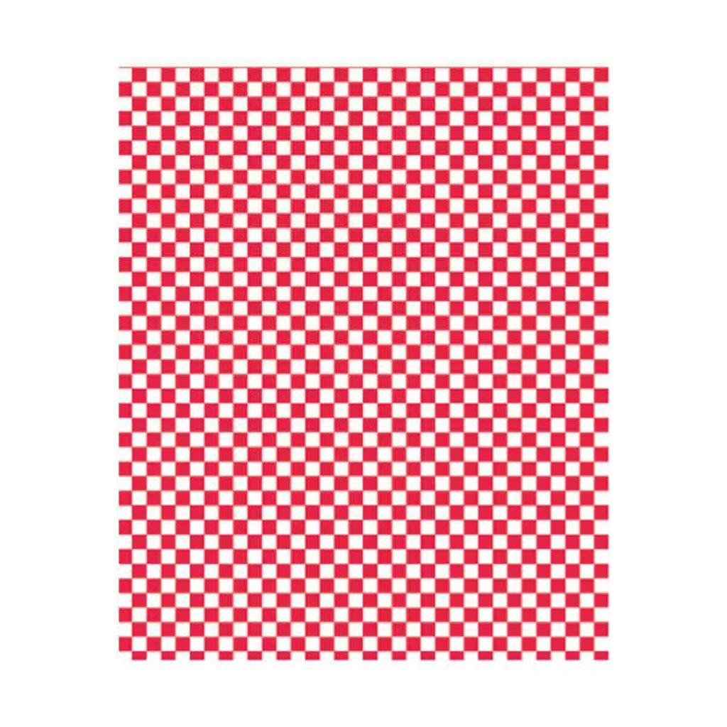 Carta da imballaggio rossa/bianca