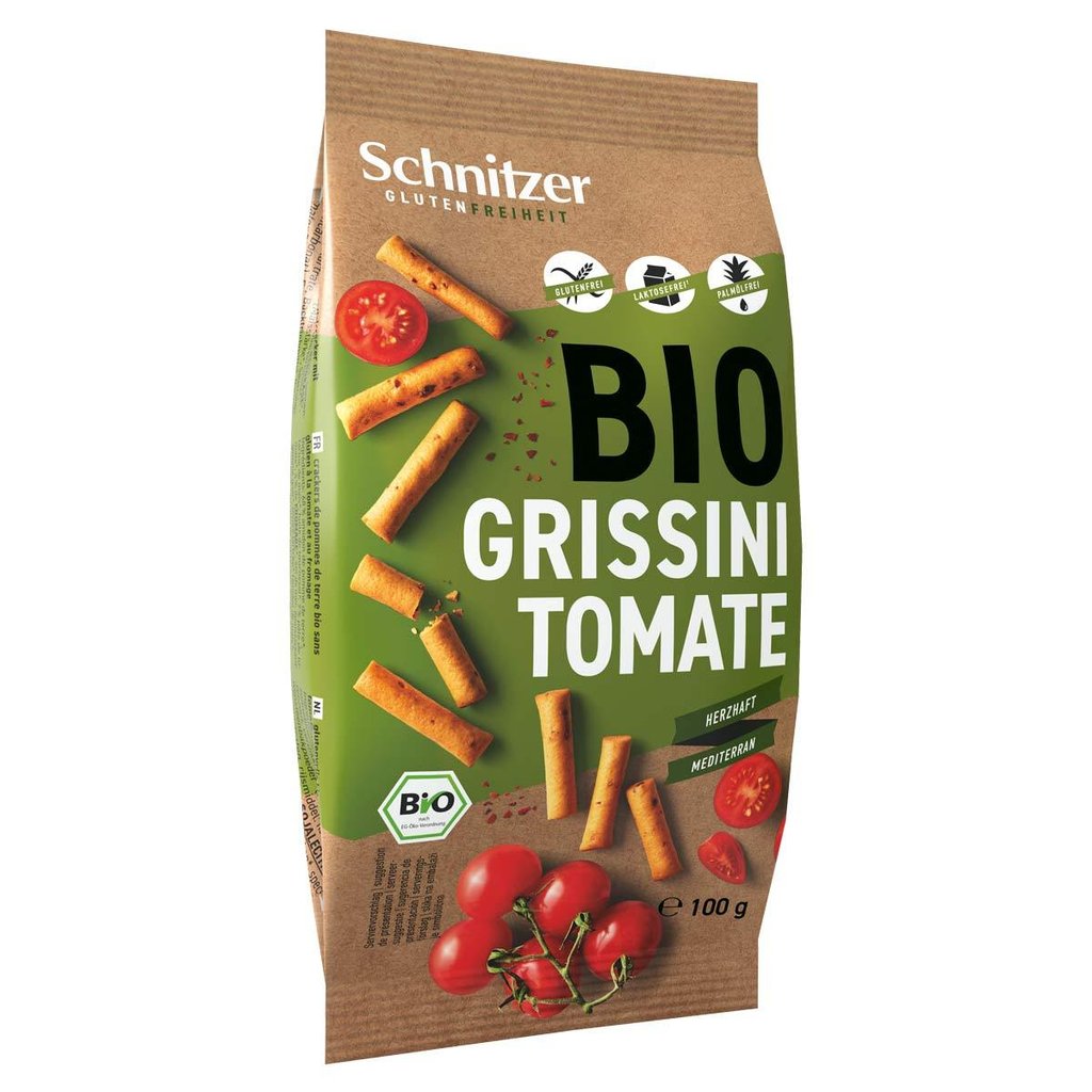 Grissini Bio „Tomate“ Schnitzer, senza glutine