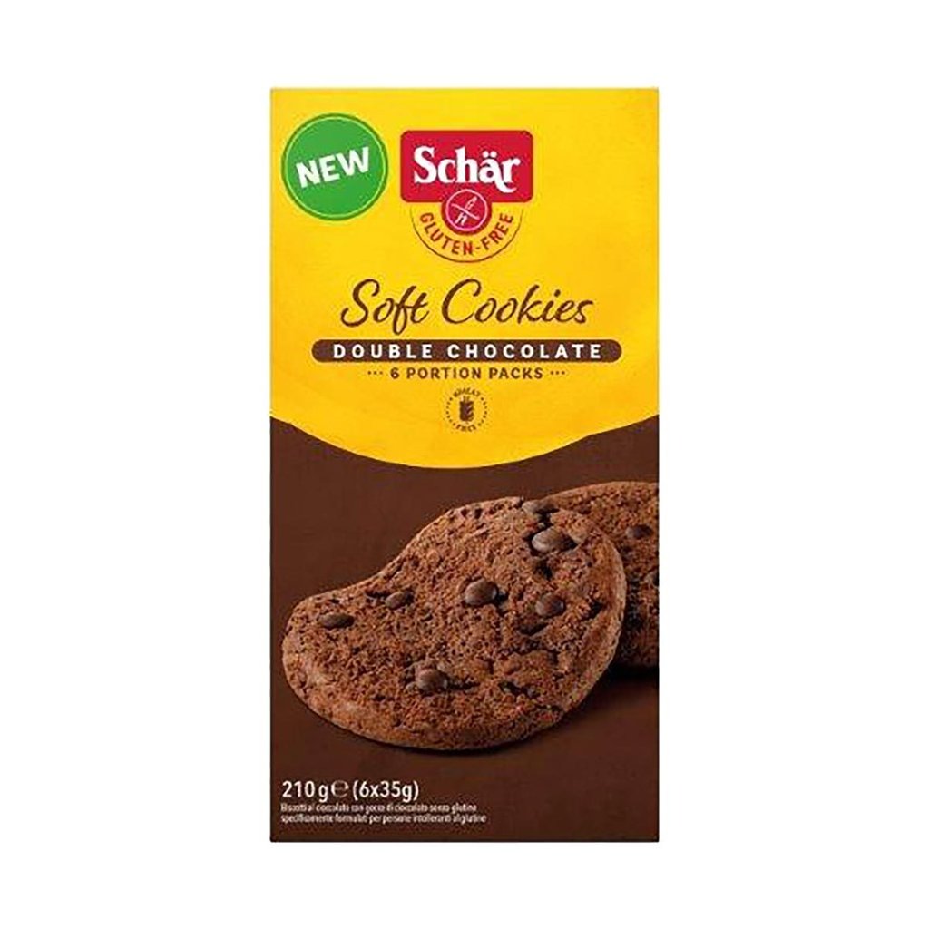 Cookie soffici Double Choc, senza glutine