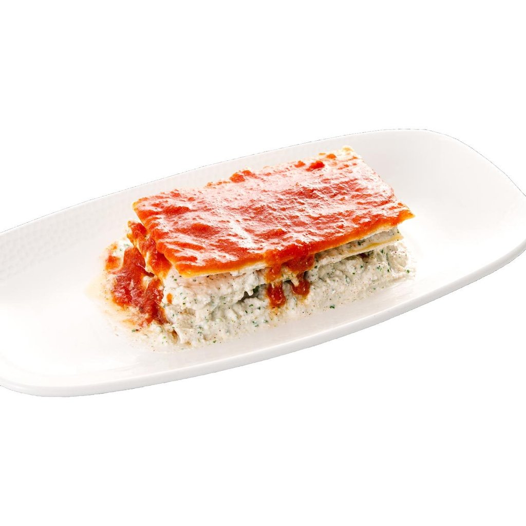 Piatto pronto "lasagne ricotta/spinaci" s. glutine