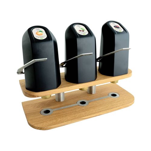 Dispenser 2.0 con 3 erogatori, nero