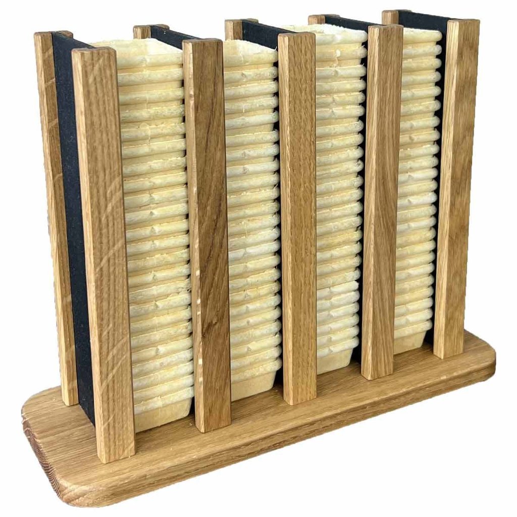 Distributore per bicchieri di cialda rettangolari