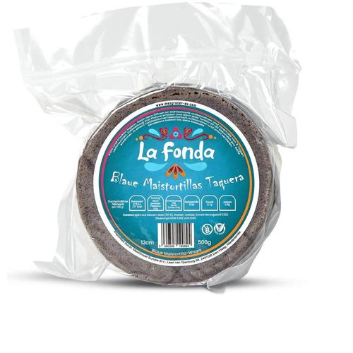 Tortilla blu di mais, Ø 12 cm, 500 g