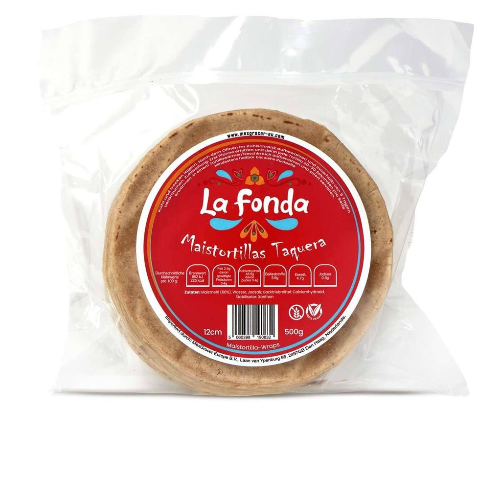 Tortilla gialla di mais "Taquera", Ø 12 cm 500 g