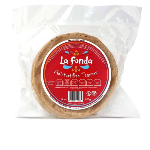 Tortilla gialla di mais "Taquera", Ø 12 cm 500 g