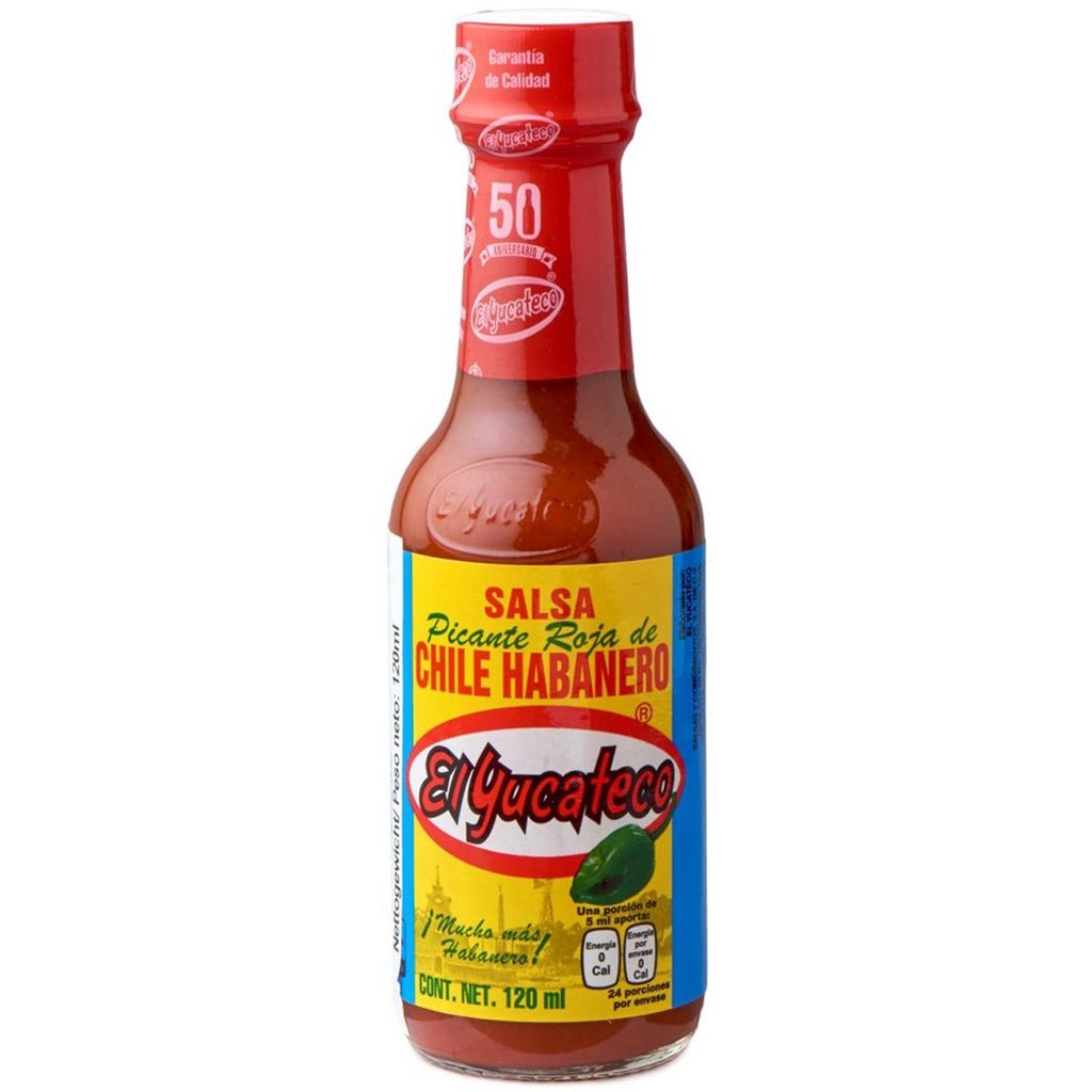 Salsa rossa "Habanero El Yucateco", 120 ml