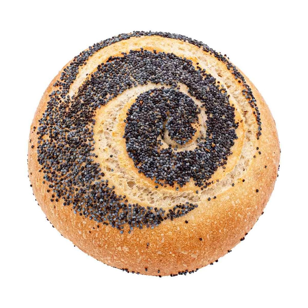 Panino con semi di papavero