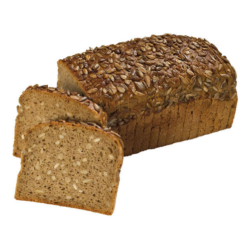 Pane con semi di girasole, giá tagliato